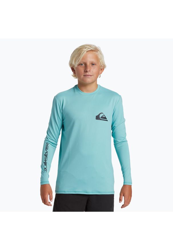 Longsleeve do pływania dziecięcy Quiksilver Surf Tee. Kolor: niebieski