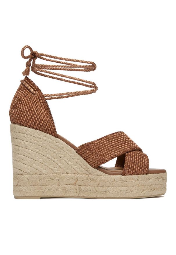 Espadryle Castañer. Kolor: brązowy