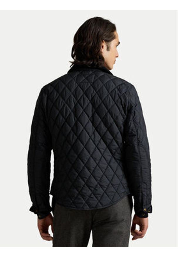 Polo Ralph Lauren Kurtka przejściowa 710977955002 Czarny Regular Fit. Typ kołnierza: polo. Kolor: czarny. Materiał: syntetyk