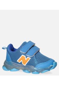 Casu - Niebieskie buty sportowe na rzep casu 204/14m. Zapięcie: rzepy. Kolor: niebieski