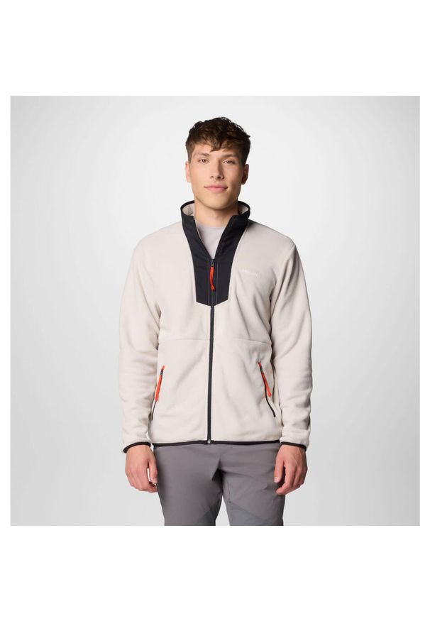 columbia - Bluza męska Columbia Sequoia Grove FZ Fleece. Kolor: biały, czarny, wielokolorowy, pomarańczowy, żółty