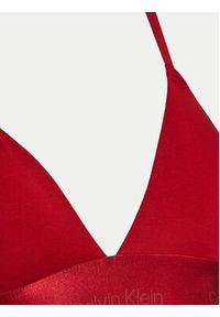 Calvin Klein Underwear Biustonosz braletka Lightly Lined Triangle 000QF7994E Bordowy. Kolor: czerwony. Materiał: syntetyk, bawełna #6