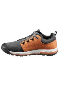 quechua - Buty turystyczne męskie Quechua NH500. Kolor: wielokolorowy, pomarańczowy, szary, brązowy. Materiał: skóra. Sport: turystyka piesza