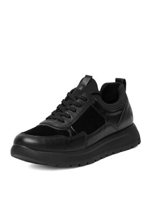 Remonte Sneakersy D2V00-00 Czarny. Kolor: czarny. Materiał: skóra