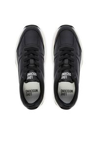 Love Moschino - LOVE MOSCHINO Sneakersy JA15246G1OIA0000 Czarny. Kolor: czarny. Materiał: skóra #4
