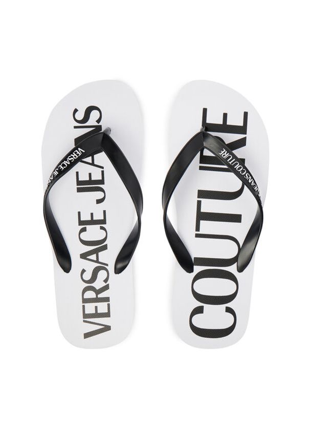 Versace Jeans Couture Japonki 80YA3SQ7 ZSS81 Biały. Kolor: biały. Materiał: syntetyk