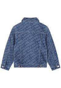 Karl Lagerfeld Kids Kurtka jeansowa Z26101 D Granatowy Regular Fit. Kolor: niebieski. Materiał: bawełna #4