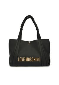 Love Moschino - LOVE MOSCHINO Torebka JC4244PP0OKD0000 Czarny. Kolor: czarny. Materiał: skórzane #1