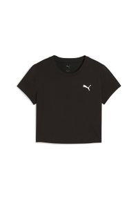 Koszulka Puma Wardrobe Ess Baby. Kolor: czarny. Długość: krótkie. Sport: fitness #1