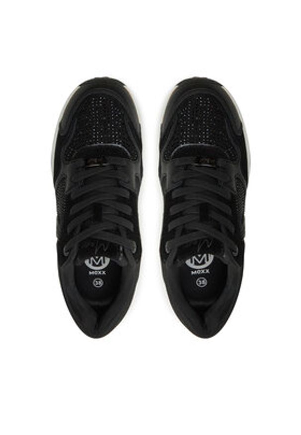 MEXX Sneakersy MI001009543W-01 Czarny. Kolor: czarny. Materiał: skóra