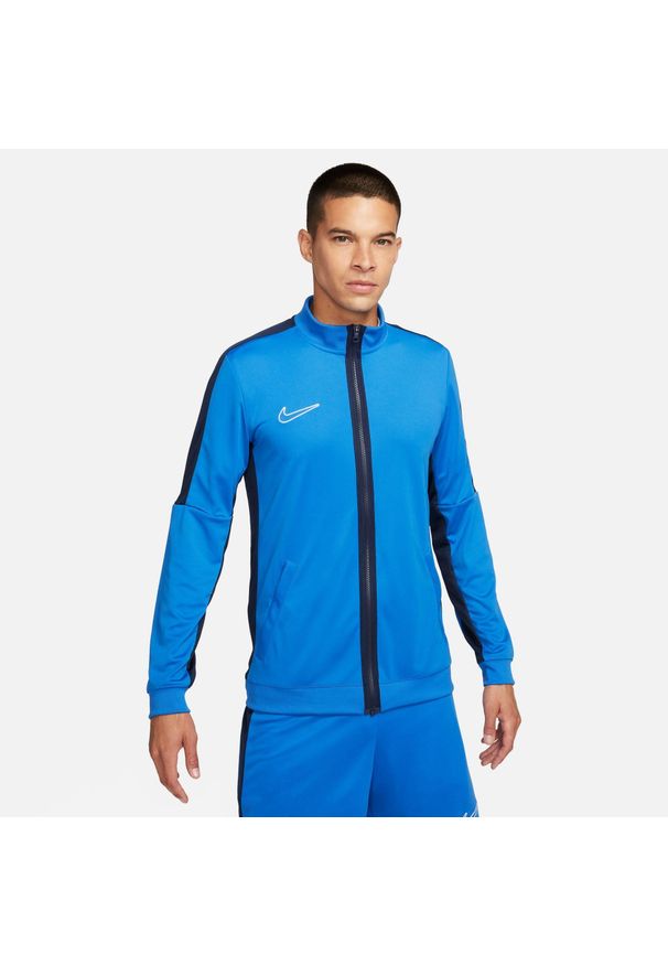 Bluza Nike Dri-Fit Academy 23, Mężczyźni. Kolor: niebieski. Materiał: materiał, poliester. Technologia: Dri-Fit (Nike)