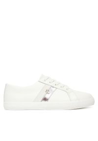 Lauren Ralph Lauren - LAUREN RALPH LAUREN Sneakersy Janson II 802979186001 Biały. Kolor: biały. Materiał: skóra