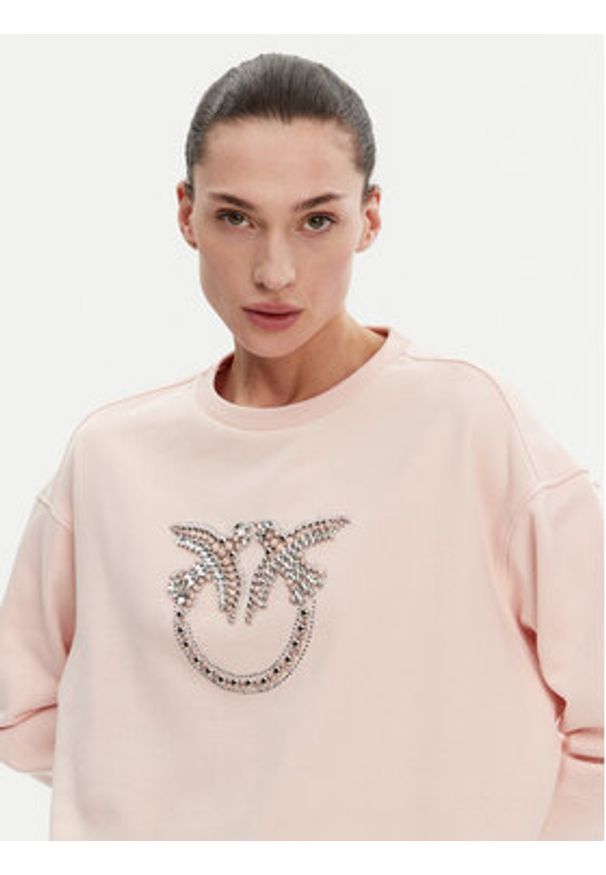 Pinko - PINKO Bluza Nelly 100534 A2G8 Różowy Regular Fit. Kolor: różowy. Materiał: bawełna