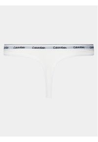 Calvin Klein Underwear Stringi 000QD5043E Biały. Kolor: biały. Materiał: bawełna