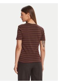 TOMMY HILFIGER - Tommy Hilfiger T-Shirt New Cody WW0WW40587 Brązowy Slim Fit. Kolor: brązowy. Materiał: bawełna #5