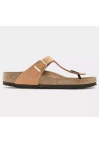 Klapki japonki Birkenstock Gizeh BS. Kolor: brązowy. Sport: turystyka piesza