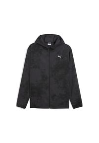 Puma - Męska kurtka TAD ESSENTIALS AOP PUMA Black Q3. Kolor: czarny. Sport: bieganie, fitness