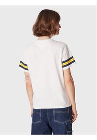 Tommy Jeans T-Shirt Collegiate DW0DW14906 Biały Relaxed Fit. Kolor: biały. Materiał: bawełna #5