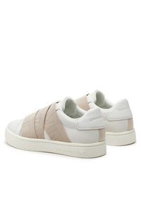 Calvin Klein Jeans Sneakersy Classic Cupsole Elas Web YW0YW01391 Biały. Kolor: biały