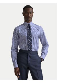 Polo Ralph Lauren Koszula 710928255008 Niebieski Custom Fit. Typ kołnierza: polo. Kolor: niebieski. Materiał: bawełna #1