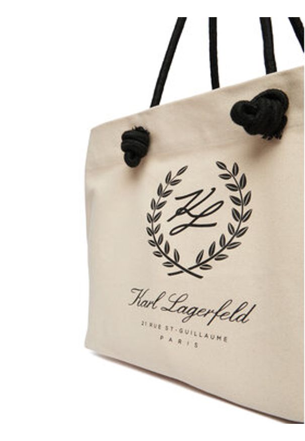 Karl Lagerfeld - KARL LAGERFELD Torebka B1W46065 Beżowy. Kolor: beżowy