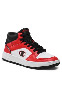 Champion Sneakersy Rebound 2.0 Mid S21907-RS001 Czerwony. Kolor: czerwony. Materiał: skóra