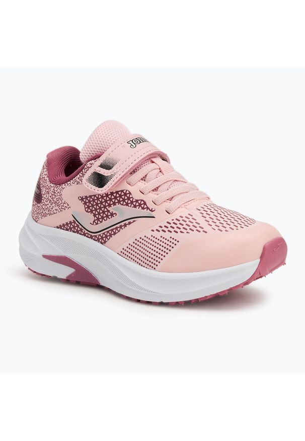 Buty do biegania dziecięce Joma Speed. Zapięcie: rzepy. Kolor: różowy. Materiał: materiał, syntetyk, tkanina. Szerokość cholewki: normalna