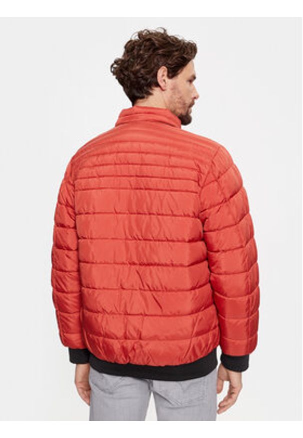 Pepe Jeans Kurtka przejściowa James PM402598 Pomarańczowy Regular Fit. Kolor: pomarańczowy. Materiał: syntetyk