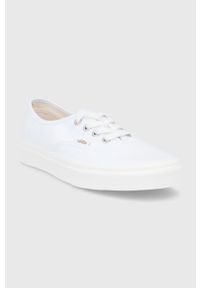 Vans Tenisówki damskie kolor biały. Nosek buta: okrągły. Zapięcie: sznurówki. Kolor: biały. Materiał: bawełna, guma #3