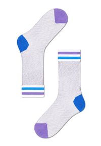 Happy-Socks - Happy Socks - Skarpetki Emmelina Crew. Kolor: biały. Materiał: materiał, wiskoza, poliamid, włókno #1