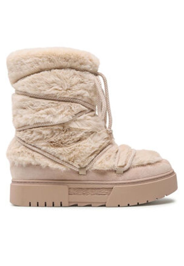 Jenny Fairy Botki WS5895-05 Beżowy. Kolor: beżowy. Materiał: materiał