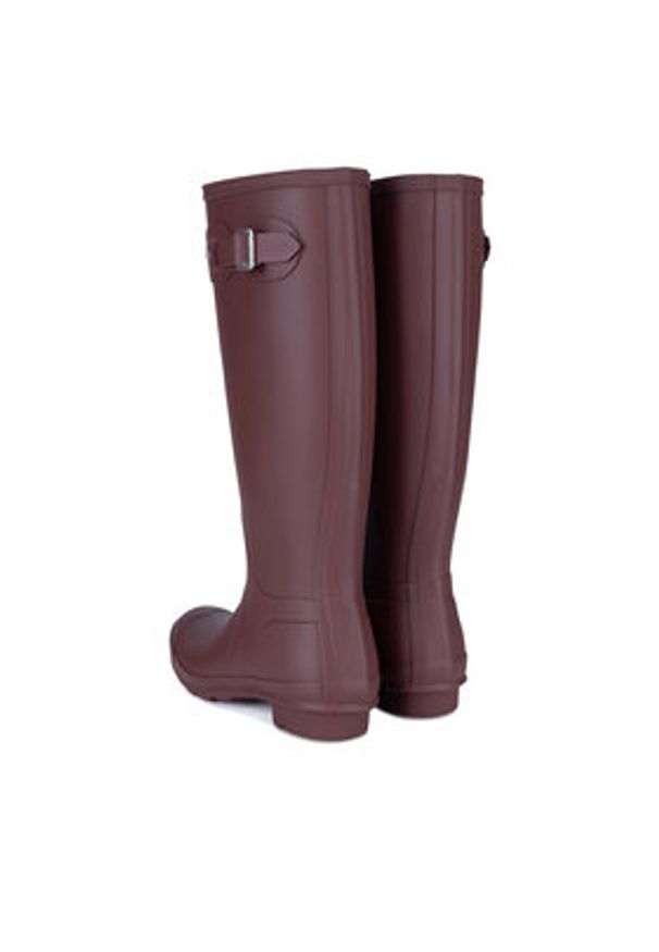 Hunter Kalosze WFT1000RMA Bordowy. Kolor: czerwony. Materiał: kauczuk