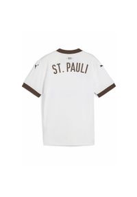 Puma - Młodzieżowa koszulka wyjazdowa FC St. Pauli 24/25 PUMA White Espresso Brown. Kolor: biały, wielokolorowy, brązowy