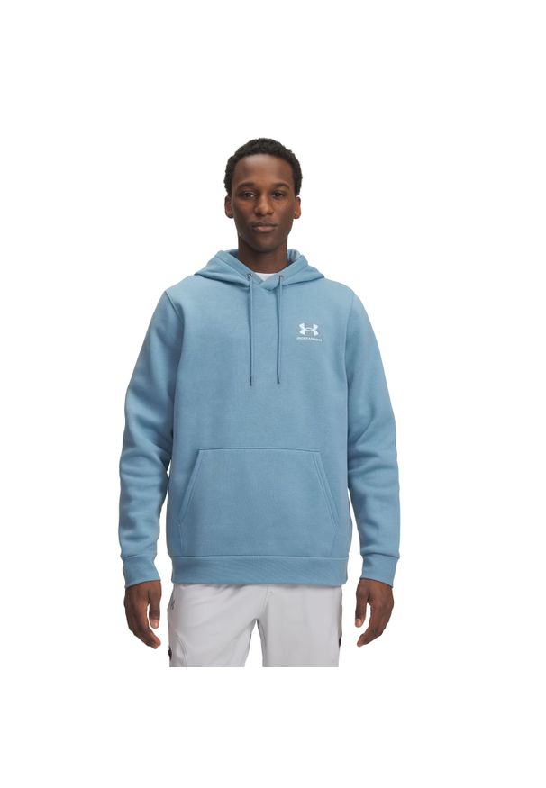Bluza z kapturem Under Armour Icon Fleece. Typ kołnierza: kaptur. Kolor: niebieski. Sport: fitness