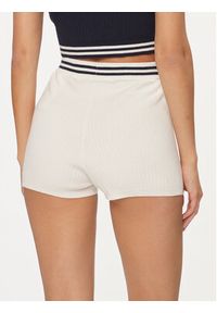 Tommy Jeans Szorty materiałowe Script DW0DW17781 Biały Slim Fit. Kolor: biały. Materiał: bawełna #4