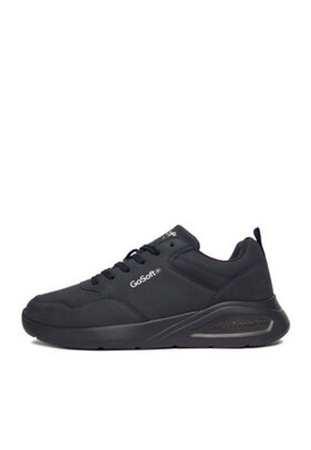 Go Soft Sneakersy CEOWB-MV15-010 Czarny. Kolor: czarny. Materiał: materiał