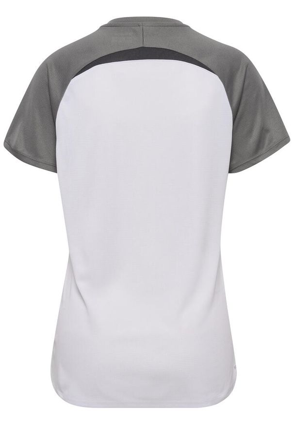 Damska koszulka polo Hummel Lead 2.0. Typ kołnierza: polo. Kolor: biały. Sport: piłka nożna