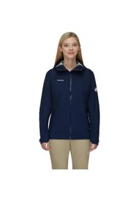 Kurtka przeciwdeszczowa damska Mammut Convey Tour HS Hooded. Kolor: wielokolorowy, niebieski, szary