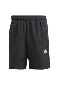 Adidas - Spodenki krótkie treningowe męskie adidas Essentials. Kolor: czarny, biały, wielokolorowy. Materiał: materiał. Długość: krótkie. Sport: bieganie