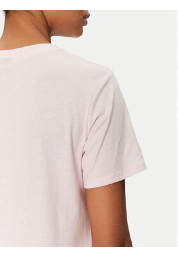 Pieces T-Shirt Skylar 17155376 Różowy Regular Fit. Kolor: różowy. Materiał: bawełna