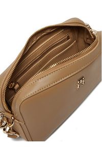 TOMMY HILFIGER - Tommy Hilfiger Torebka AW0AW16894 Beżowy. Kolor: beżowy. Materiał: skórzane