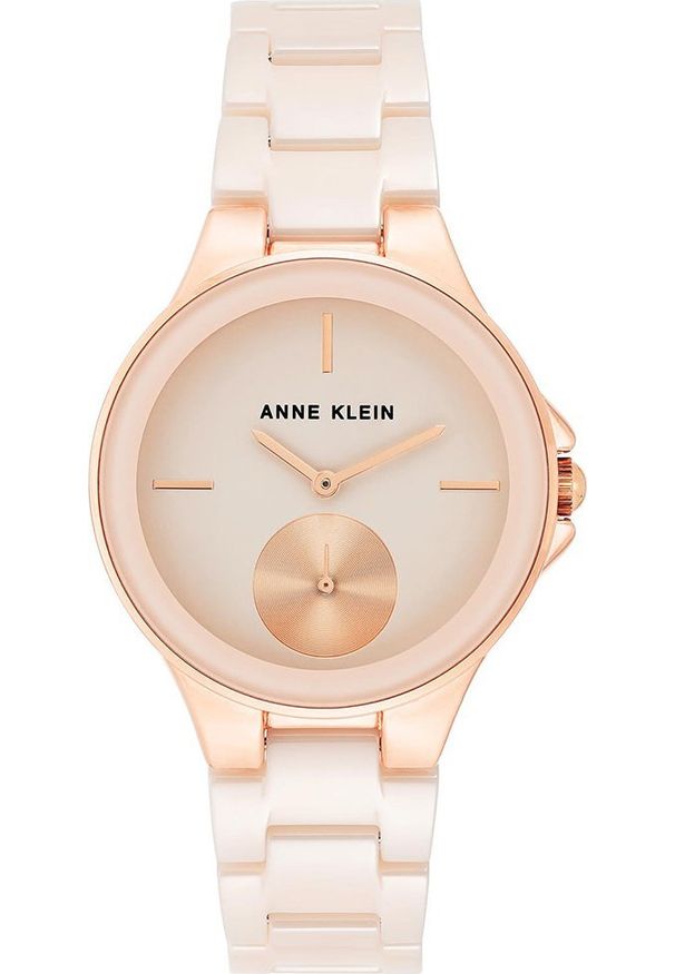 Zegarek Anne Klein Zegarek damski Anne Klein AK-3808LPRG różowe złoto. Kolor: złoty, wielokolorowy, różowy