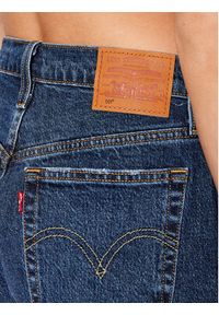Levi's® Szorty jeansowe 501® Original 56327_1 Granatowy Slim Fit. Kolor: niebieski. Materiał: jeans, bawełna