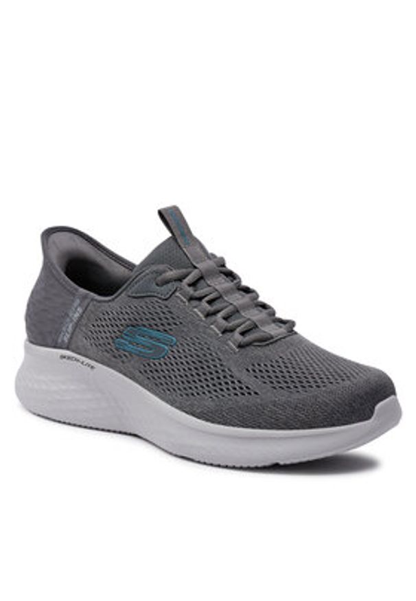 skechers - Skechers Sneakersy Slip_Ins 232466 Szary. Kolor: szary. Materiał: materiał