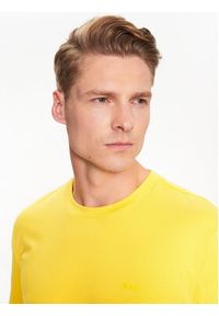 BOSS - Boss T-Shirt Thompson 01 50468347 Żółty Regular Fit. Kolor: żółty. Materiał: bawełna #5