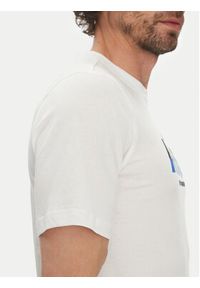 Kappa T-Shirt 351U8KW 001 Biały Regular Fit. Kolor: biały. Materiał: bawełna #4