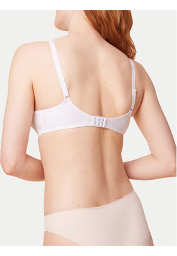 Triumph Biustonosz z fiszbiną Modern Lace 10215960 Biały. Kolor: biały. Materiał: syntetyk