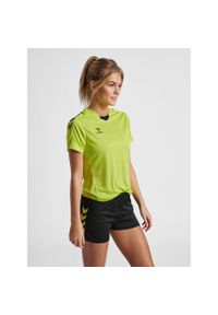Koszulka sportowa z krótkim rękawem damska Hummel Core XK Poly Jersey S/S Woman. Kolor: zielony. Materiał: jersey. Długość rękawa: krótki rękaw. Długość: krótkie