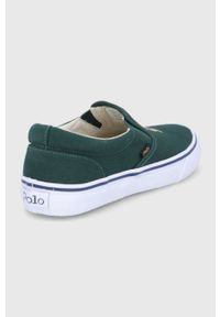 Polo Ralph Lauren - Tenisówki. Nosek buta: okrągły. Kolor: zielony. Materiał: guma #4
