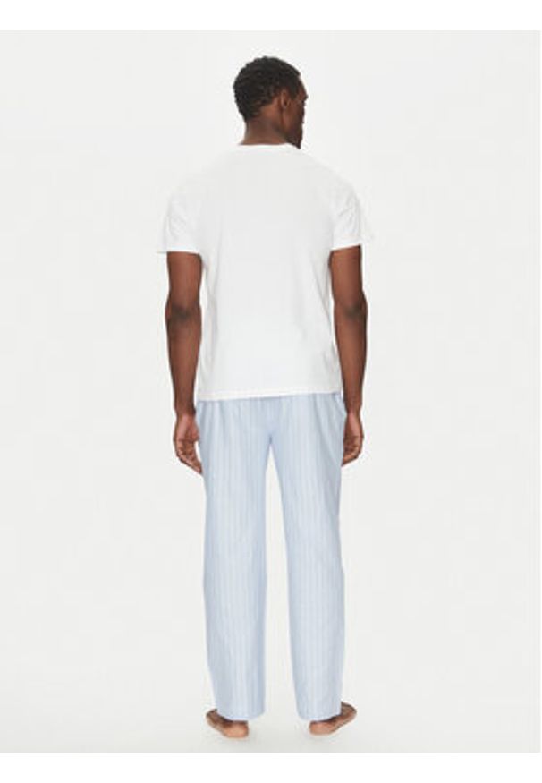 Polo Ralph Lauren Piżama 714931645004 Błękitny Regular Fit. Kolor: niebieski. Materiał: bawełna